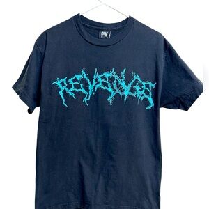 REVENGE Blue Lightning Spider Tee